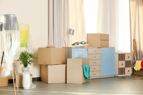 Professional packing support for a Bishopsgate home move
