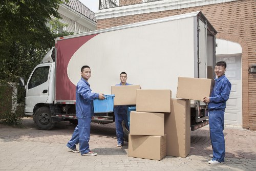 Careful box preparation and labelling for a Bishopsgate relocation