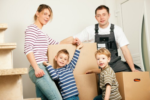 Staff member handling a removals complaint with care
