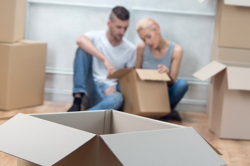 Customer service representative assessing a removals issue
