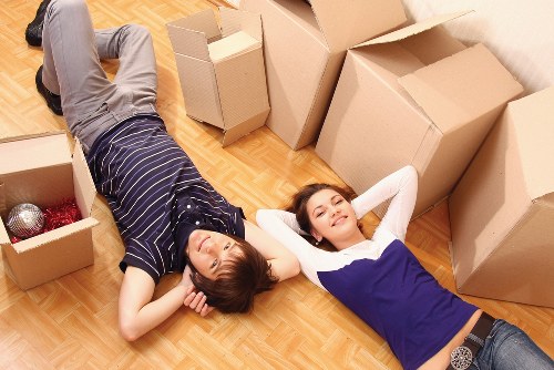 Apartment move example in a Bishopsgate conversion with lift access
